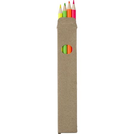 Set de 4 crayons surligneurs Kaden IMPRESSION - détail marquage