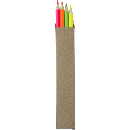 Set de 4 crayons surligneurs Kaden IMPRESSION - vue packaging