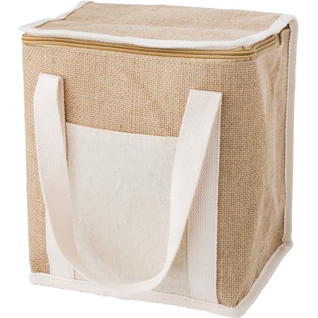 Sac isotherme en jute Raveena IMPRESSION - détail marquage