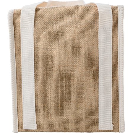Sac isotherme en jute Raveena IMPRESSION - vue packaging