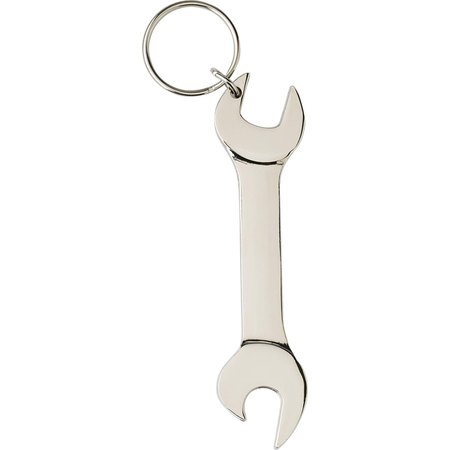 Porte-clés en métal avec décapsuleur Gideon IMPRESSION - détail marquage