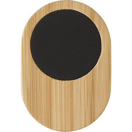 Support de téléphone en bambou Larry IMPRESSION - détail marquage