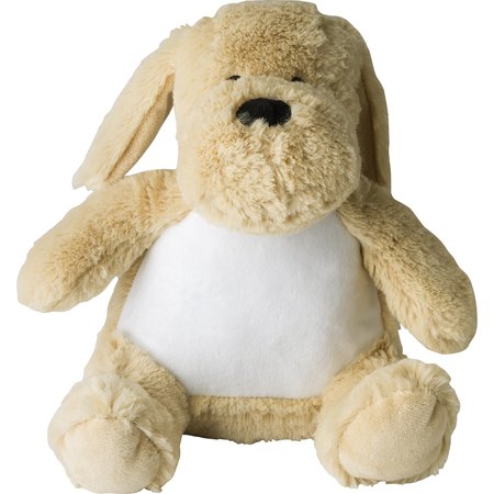 Peluche 'Chien' en polyester Hailey IMPRESSION - détail marquage
