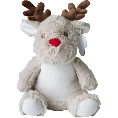 Peluche 'Renne' en polyester Everly IMPRESSION - détail marquage