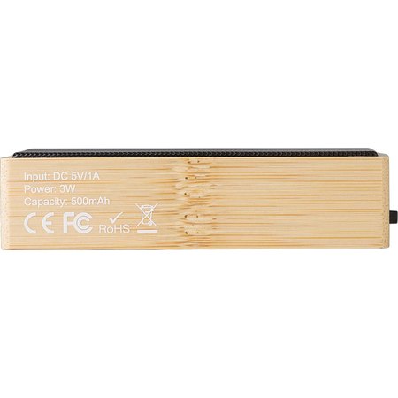 Enceinte sans fil en bambou Fox IMPRESSION - utilisation