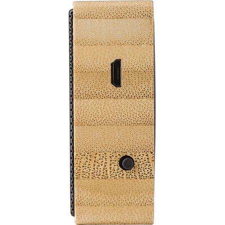Enceinte sans fil en bambou Fox IMPRESSION - variante Brun/Kaki