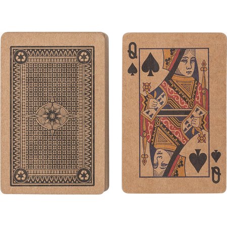 Set de 2 jeux de cartes en carton recyclé Arwen IMPRESSION - utilisation