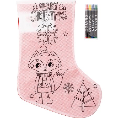 Chaussette de Noël en non-tissé 80g/m² Jasleen IMPRESSION - détail marquage