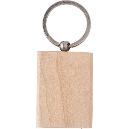 Porte-clés en bois Shania IMPRESSION - détail marquage