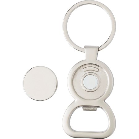 Porte-clés en métal avec décapsuleur Soren IMPRESSION - vue packaging
