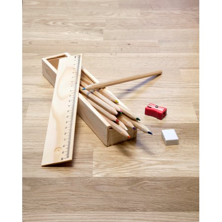 Plumier en bois Carmelita IMPRESSION - vue packaging