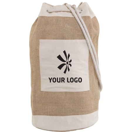 Sac marin en toile de jute Austin IMPRESSION - vue packaging