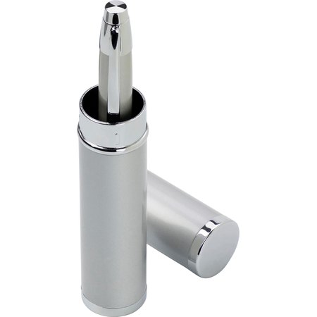 Stylo bille dans un tube assorti Mark IMPRESSION - variante Gris/Argenté