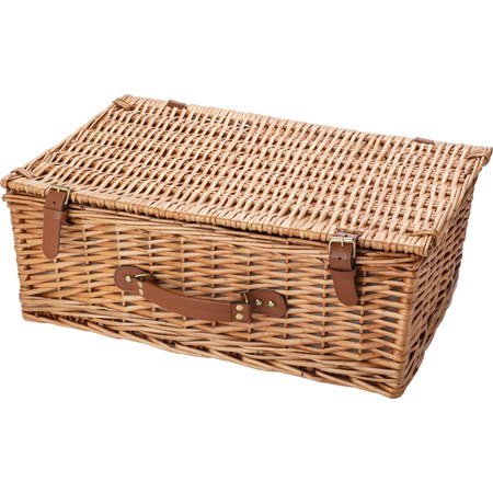 Panier pique-nique en osier pour 4 personnes Levin IMPRESSION - vue packaging