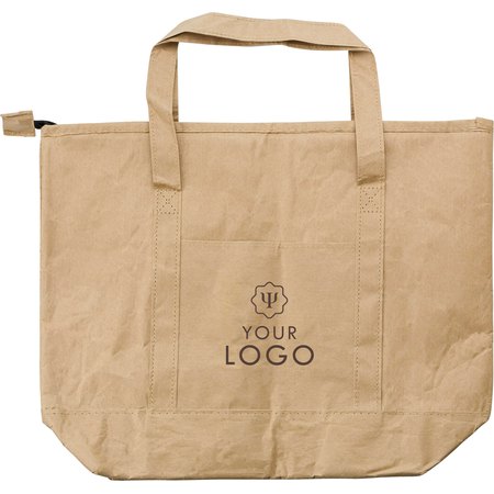 Sac isotherme en papier laminé Oakley IMPRESSION - variante Brun/Kaki
