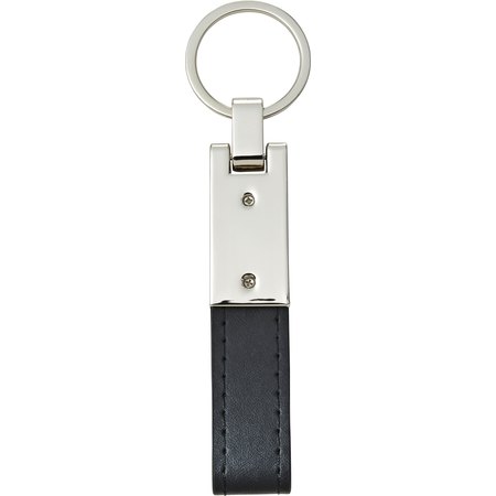 Porte-clés en métal et PU Keon IMPRESSION - détail marquage