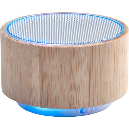 Enceinte sans fil en bambou Sharon IMPRESSION - vue packaging