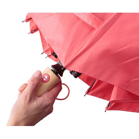 Parapluie pliable en rPET Teodora IMPRESSION - variante Bleu