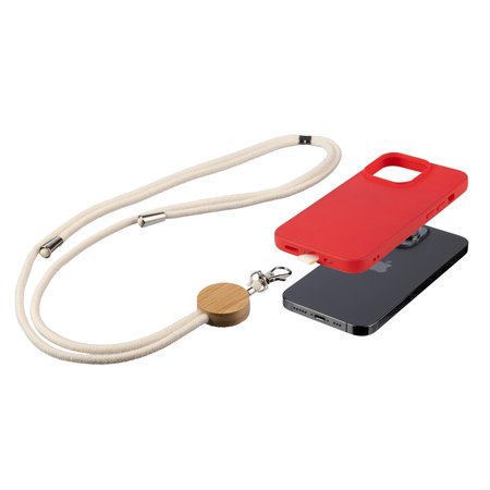 Porte-téléphone lanyard en coton Lucia IMPRESSION - vue packaging