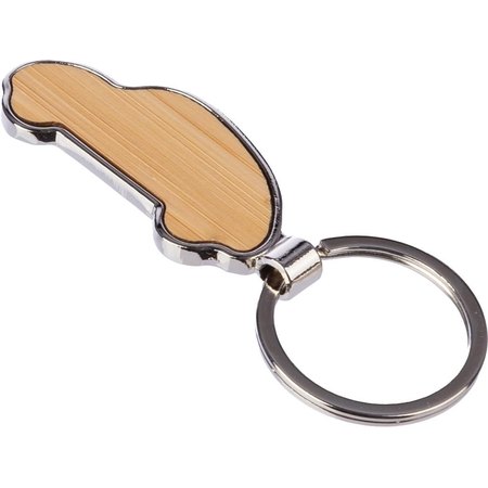Porte-clés en zinc et bambou Angelika IMPRESSION - utilisation