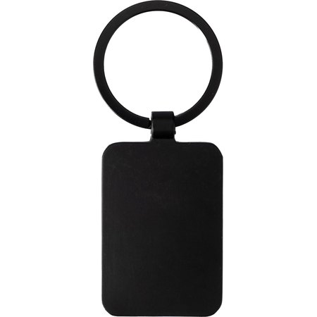 Porte-clés en métal et bambou Brigitte IMPRESSION - détail marquage