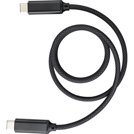 {{Câble de charge et de transfert de données de 240 Mbps d'une longueur de 1 M en nylon avec prises USB-C vers USB-C d'une puissance de 60 W avec système d'enroulement automatique par aimant dans une boîte cadeau en kraft.}} - Image principale