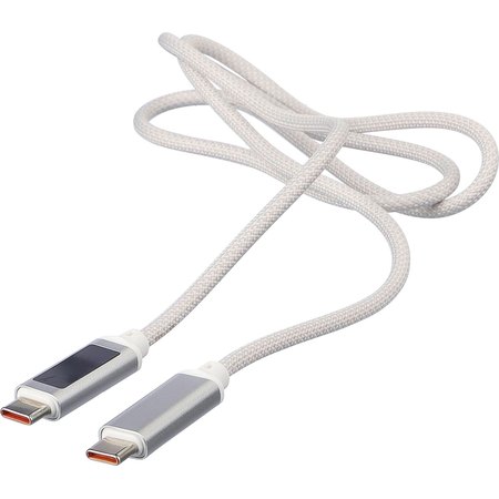 Câble de charge en tissu nylon 65W Claudia IMPRESSION - vue packaging