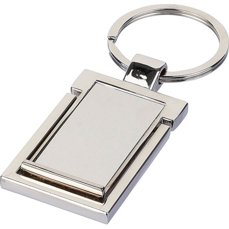 Porte-clés en zinc Colin IMPRESSION - variante Gris/Argenté