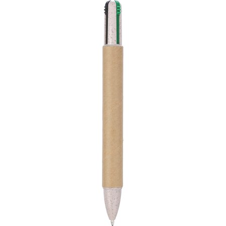 Stylo à bille en carton recyclé Debra IMPRESSION - variante Bleu