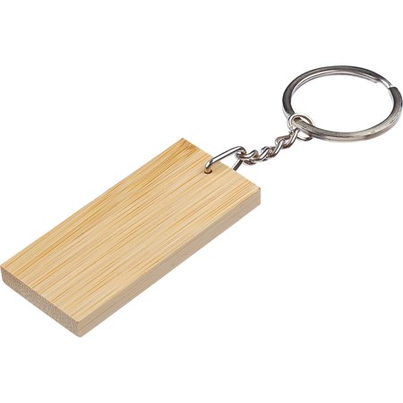 Porte-clé en bambou Geoffrey IMPRESSION - vue packaging