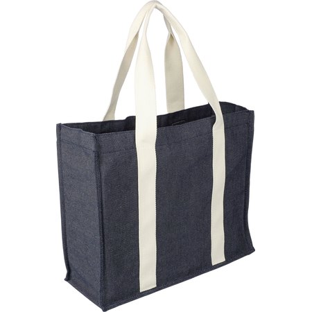 Sac shopping en denim 280 g/m2 Gretchen IMPRESSION - détail marquage