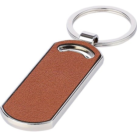 Porte-clé en cuir recyclé Jill IMPRESSION - utilisation