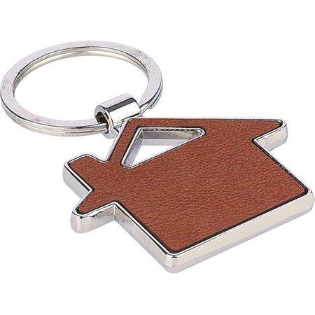 Porte-clé en cuir recyclé Jim IMPRESSION - détail marquage