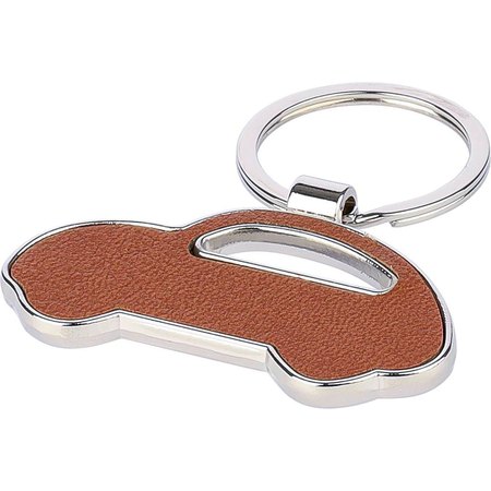 Porte-clé en cuir recyclé Joan IMPRESSION - vue packaging