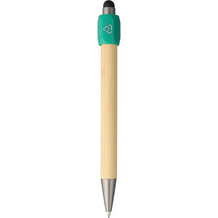 Stylo bille en bambou avec fonction spinner Fenn IMPRESSION - détail marquage