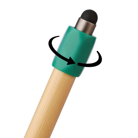 Stylo bille en bambou avec fonction spinner Fenn IMPRESSION - utilisation