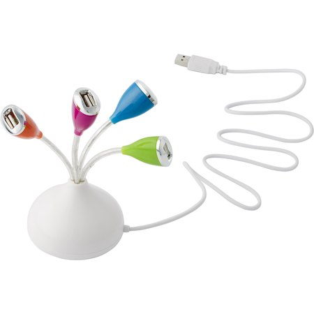 Hub équipé de 4 sorties USB Jake IMPRESSION - détail marquage