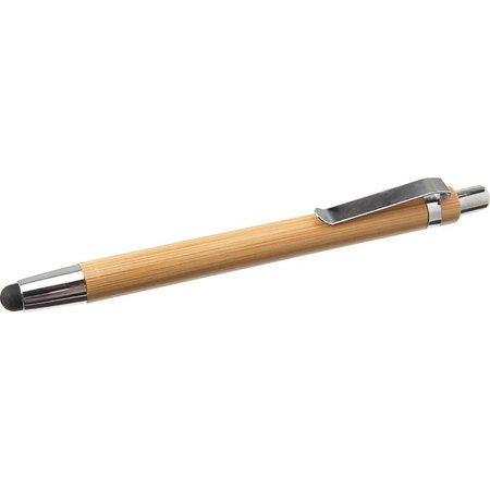 Stylo bille en bambou avec embout Jerome IMPRESSION - vue packaging