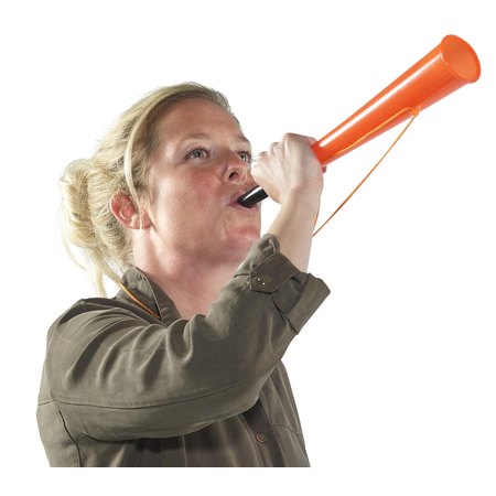 Corne de brume en plastique PP Bruce IMPRESSION - détail marquage