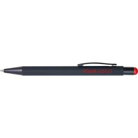 Stylo bille toucher gomme Formentera IMPRESSION - variante Rose