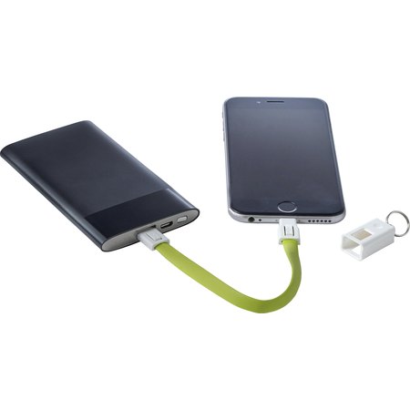 Câble de charge USB/Lightning. Pierre IMPRESSION - variante Bleu