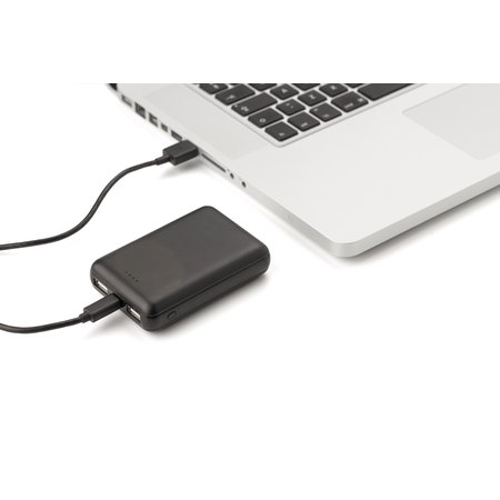 Power bank en ABS, 10 000 mAh Harriette IMPRESSION - variante Blanc