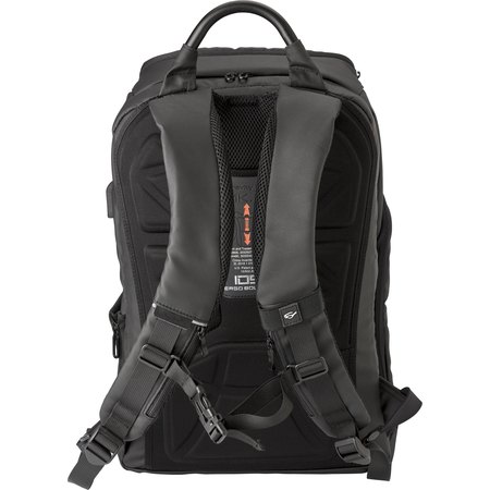 Sac à dos porte-ordinateur en PU Rishi IMPRESSION - détail marquage
