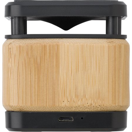 Enceinte et chargeur à induction en bambou Nova IMPRESSION - vue packaging