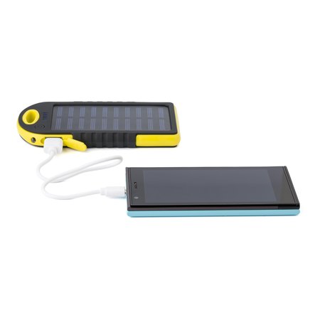 Power bank solaire, 4 000mAh Aurora IMPRESSION - détail marquage