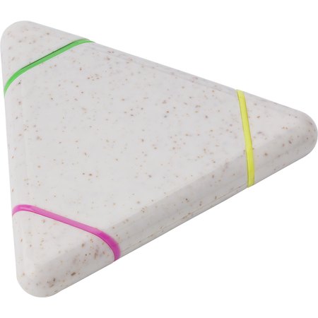 Surligneur en PP et paille de blé Carrie IMPRESSION - vue packaging
