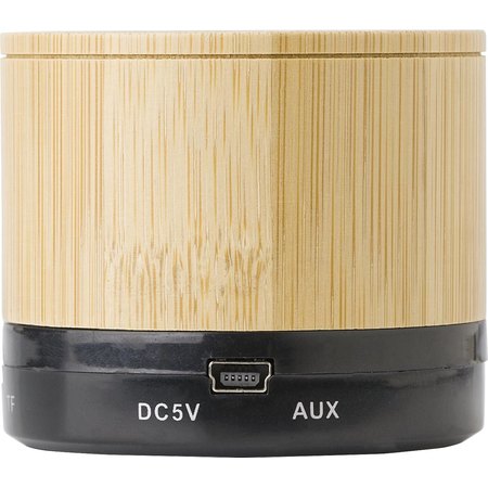 Enceinte sans fil en bambou Rosalinda IMPRESSION - détail marquage