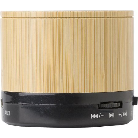 Enceinte sans fil en bambou Rosalinda IMPRESSION - variante Brun/Kaki