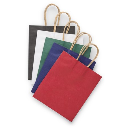 Sac en papier Mariano IMPRESSION - variante Brun/Kaki